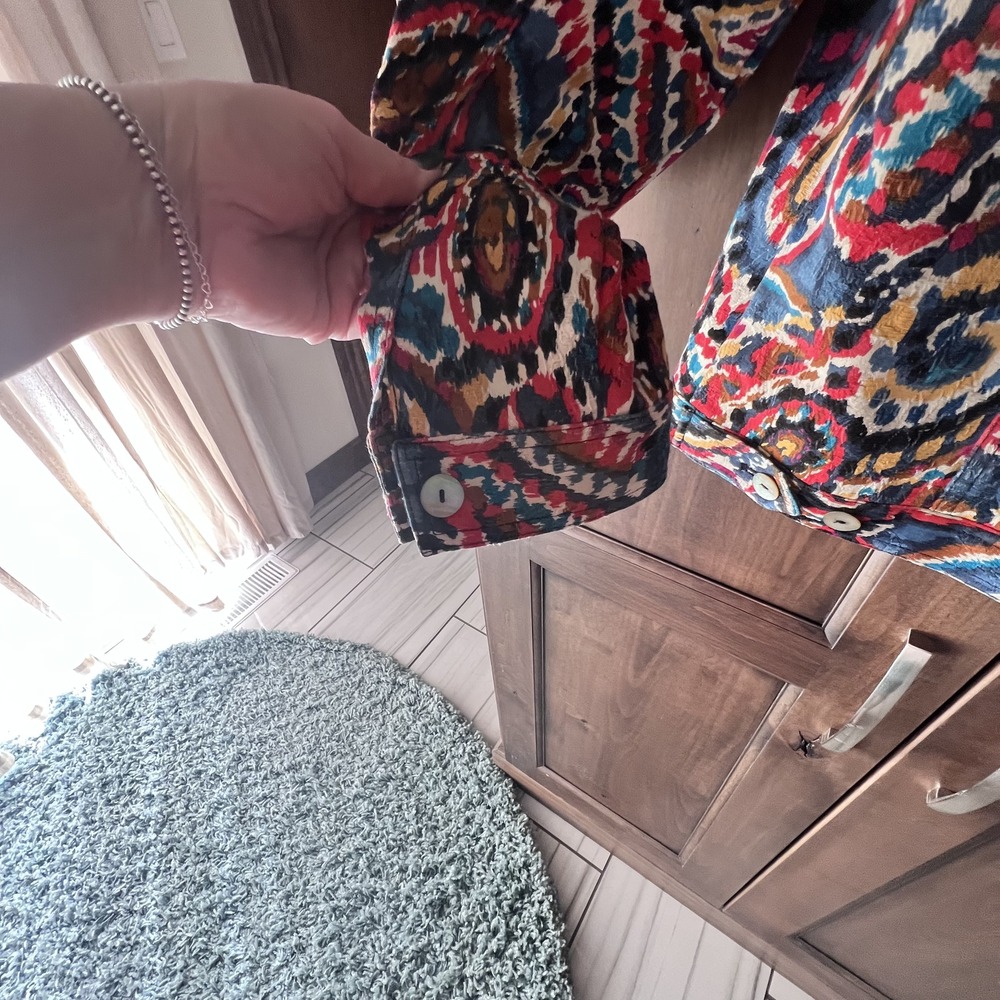 Ruby Rd.-Paisley Print Jacket Size 14 - Picture 11 of 16